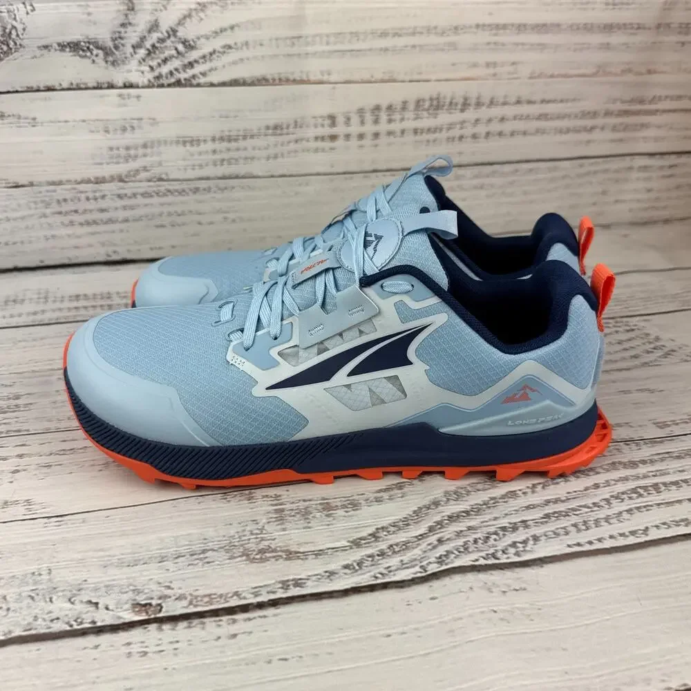 Altra Lone Peak 7 Womens US 11.5 Trail Running Shoes Blue Orange